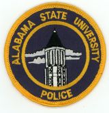 ALABAMA,ALABAMA STATE UNIVERSITY POLICE HAT PATCH 1